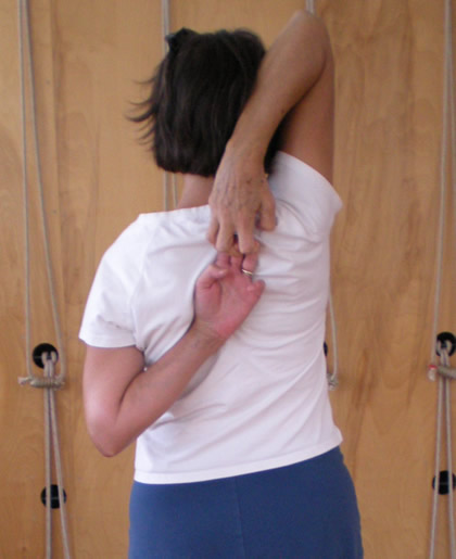 More flexible left shoulder